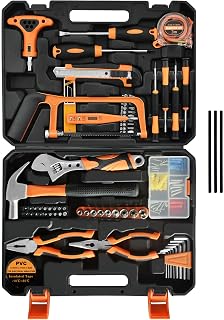Tool Set,182-Piece Home Repair Tool Kit for Men Women College Students,Household Basic Hand Tool Sets with Case for Home Maintenance,Dorm Essentials and DIY Projects