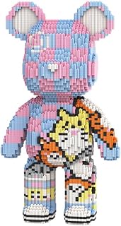 PIANTION Animal Cat Bear Micro Building Blocks Set(6000PCS XQ004) 16.9in High Series,Gifts Suitable for Adults