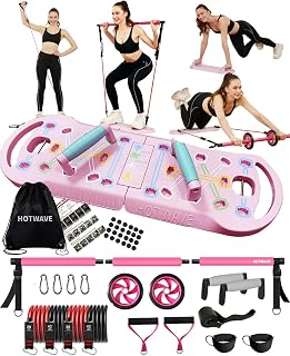 HOTWAVE Push Up Board Fitness, Portable Foldable 20 in 1 Push Up Bar at Home Gym, Pushup Handles for Floor. Professional Strength Training Equipment For Man and Women