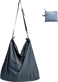 Lightweight Foldable Nylon Crossbody Bag,Compact Polyester Packable Tote,Collapsible Handbag for Travel,Gym,Shopping