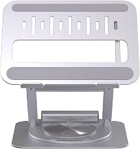 ADAM ELEMENTS Hub Stand Ultra - 6-in-1 Magnetic Detachable USB-C Hub & Ergonomic Laptop Stand, Foldable 4K HDMI Docking Station for MacBook Pro/Air M4 M3 M2 M1, iPad & 17" Laptops