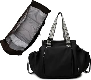 Everyday Bag Tote for Women, Spacious Diaper Bag with 16 Pockets, Durable Travel Bag, Sleek Work Shoulder Bag