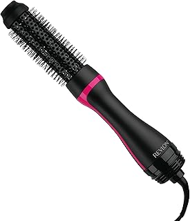 REVLON One-Step Hair Dryer and Styler - Root Booster Round Brush for Styling, Dryer Brush for Fast and Easy Salon-Quality Blowout, More Shine and Less Frizz (1-1/2 in)