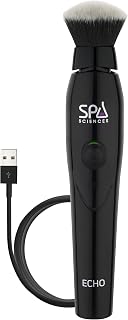 Spa Sciences ECHO - Makeup Brush for Flawless Blending, Contouring, Highlight & Airbrush Finish - 3 Speeds - Rechargeable