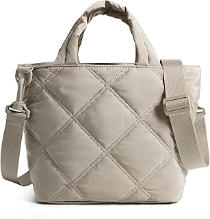 Crossbody Bags for Women, Lightweight Purses for Women, Quilted Puffer Tote Handbags for Daily Use,Shop,Travel