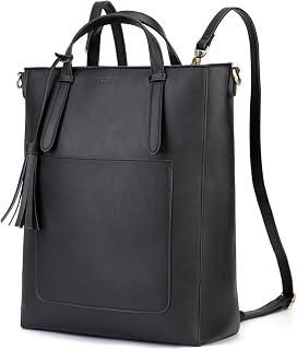 Tote Bag Convertible Backpack for Women Vegan Leather Handbag Multifuction Shoulder Bag
