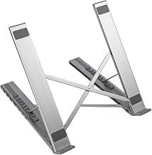 Laptop Docking Station Stand, 8-in-1 USB-C PD Charging, 2 USB-A 3.0, SD/TF Card Slots, Portable Laptop Stand