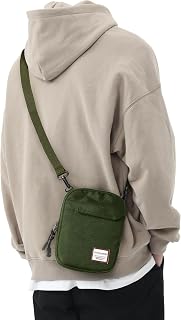 Mini Crossbody Bag Shoulder Bag for Men, Small Messenger Satchel Bag for Women