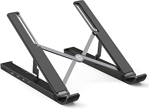 UGREEN USB C Laptop Docking Station, 4 Levels Adjustable Foldable Portable Desktop Stand with USB C 4K HDMI TF/SD 2 USB 3.0 Ports Compatible with Macbooks, HP, Dell, Acer, Asus, Lenovo and More