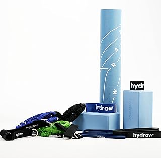 Hydrow On The Mat Workout Kit - Includes Workout Mat, Yoga Blocks and Resistance Bands - Exercise Equipment for Yoga, Pilates, and Strength and Conditioning Workouts