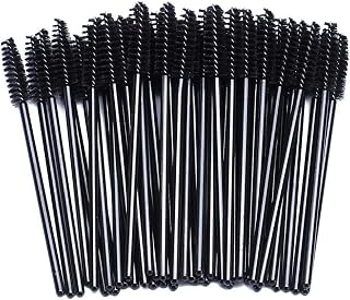 BTYMS 100 Pcs Disposable Eyelash Spoolies Brush Mascara Applicator Lash Wand Lashes Brush Eyebrow Spooly for Extension
