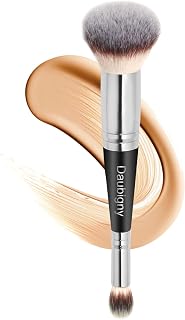 Daubigny Dual-ended Foundation Brush Concealer Brush Perfect for Any Look Premium Luxe Hair Rounded Taperd Flawless Brush Ideal for Liquid, Cream, Powder,Blending,Concealer
